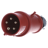 Image of 34 - CEE plug 32A 5p 6h 400 V (50+60 Hz) red 34