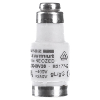 Image of D02GG40V20 - Neozed fuse link D02 20A D02GG40V20