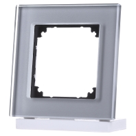 Image of 489160 - Frame 1-gang silver 489160, special offer