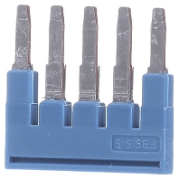 Image of FBS 5-5 BU (50 Stück) - Cross-connector for terminal block 5-p FBS 5-5 BU