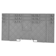 Image of HV M12/2-TP (25 Stück) - End/partition plate for terminal block HV M12/2-TP