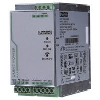 Image of Phoenix Contact QUINT-PS/3AC/24DC/20 Din-rail netvoeding 24 V/DC 20 A 480 W 1 x