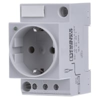 Image of SD-D/SC/LA/GY - Socket outlet for distribution board SD-D/SC/LA/GY