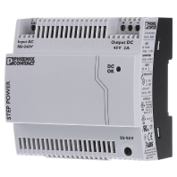 Image of Phoenix Contact STEP-PS/1AC/48DC/2 Din-rail netvoeding 48 V/DC 2 A 96 W 1 x