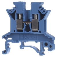 Image of UK 2,5 N BU - Feed-through terminal block 5,2mm 24A UK 2,5 N BU