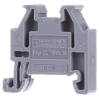 Image of CLIPFIX 15 - End bracket for terminal block plastic CLIPFIX 15