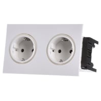 Image of 17010041510 - Socket outlet protective contact white 17010041510