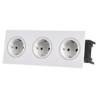 Image of 17010061510 - Socket outlet protective contact white 17010061510