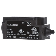 Image of TS 236-20z - Plunger switch IP67 TS 236-20z