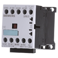 Image of 3RH1131-1JB40 - Auxiliary relay 0VAC 24VDC 1NC/ 3 NO 3RH1131-1JB40