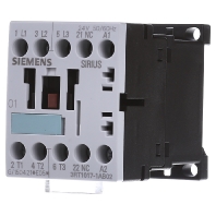 Image of 3RT1017-1AB02 - Magnet contactor 12A 24VAC 0VDC 3RT1017-1AB02