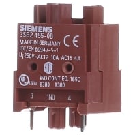 Image of 3SB2455-0B - Auxiliary contact block 1 NO/0 NC 3SB2455-0B