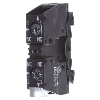 Image of 3SB3400-0E - Auxiliary contact block 0 NO/2 NC 3SB3400-0E