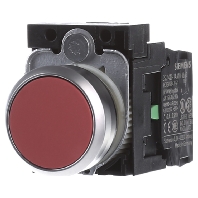 Image of 3SU1130-0AB20-1BA0 - Complete push button red 3SU1130-0AB20-1BA0