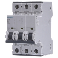 Image of 5SY6350-6 - Miniature circuit breaker 3-p B50A 5SY6350-6