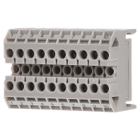 Image of 8WA1011-0DF22 - Feed-through terminal block 61mm 24A 8WA1011-0DF22