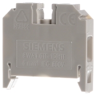 Image of 8WA1011-1DH11 - Feed-through terminal block 8mm 41A 8WA1011-1DH11