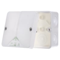 Image of Abox 025-L/W - Surface mounted box 80x80mm Abox 025-L/W