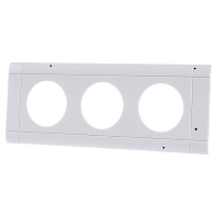 Image of GB080309010 - Face plate for wall duct RAL9010 GB080309010