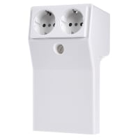 Image of L 2650 rws - 2x socket outlet box for skirting duct L 2650 rws