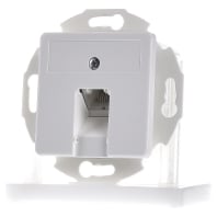 Image of J00020A0509 (5 Stück) - RJ45 8(8) Data outlet 6A (IEC) white J00020A0509