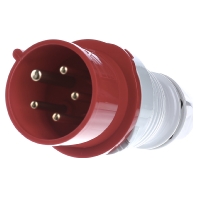 Image of 210 - CEE plug 16A 5p 6h 400 V (50+60 Hz) red 210