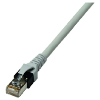 05300569 - Patch cable halogen-free gray PPK6A Cat6A-ISO 4P26 S/FTP 2xRJ45 1.0m, 05300569 - Promotional item