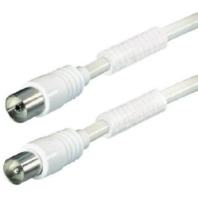 05700070 - Antenna connection cable PAAK W2.5 BZT-CE 90dB white 2.5m
