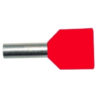 05101059 (100 Stück) - Double ferrules 2x10.0qmm/14mm PAEH 1000D/14 red insulated VE100, 05101059 - Promotional item