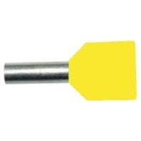 05101094 (100 Stück) - Double ferrules 2x6.0qmm/14mm PAEH 600D/14 yellow insulated VE100, 05101094 - Promotional item