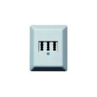 05300519 - Telephone socket AP 3x6NFN cw PTAE