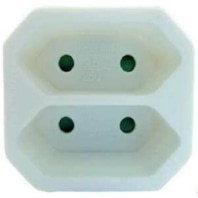 05104478 - EURO adapter PEA2W 2-fold white 05104478