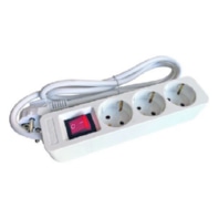 05105875 - PTSDS 3w 3-way power strip with switch white