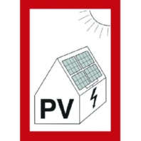 05106548 - Fire protection symbol PWZPV1 PV system film