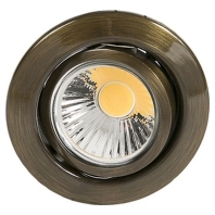 1760000600 - Recessed ceiling spotlight LB22 D 3830 antique brass brushed 50W, 1760000600 - Promotional item