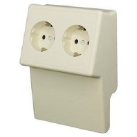 NP42838 - 2x socket outlet box for skirting duct, NP42838 - Promotional item