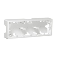 771098 - Surface-mounted housing 3-fold horizontal Galea ultra white 771098