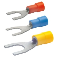 620C3 (100 Stück) - Crimp cable lug according to DIN fork shape M3 0.5-1qmm insulated, 620C3 - Promotional item