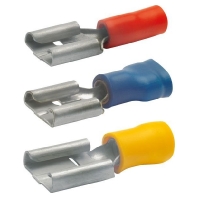 8201 (100 Stück) - Flat plug socket according to DIN 2.8x0.5mm 0.5-1qmm red VZ isolie., 8201 - Promotional item