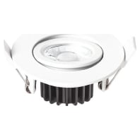 7008115 - LED recessed ceiling spotlight LB22 EDOS flat swiveling white 520lm 3000K, 7008115 - Promotional item