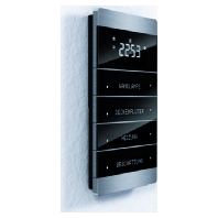 1157-01-al - Room controller MeTa KNX Premium brushed aluminium, 1157-01-al - Promotional item