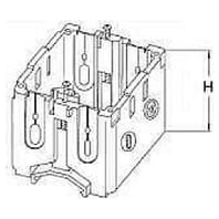 NP50304 - Junction box for wall duct rear mounted NP50304