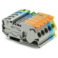 2116-1201/605-038 - Three-phase set with orange end plate, 2116-1201/605-038 - Promotional item