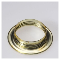 212733 - Metal screw ring E27 H: 13.5mm, D: 56mm brass color, 212733 - Promotional item