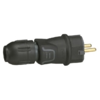 050340 - Rubber plug 16A black 050340