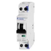 09915024 - Circuit breaker ELS 3 B16/1+N/1TE 1-pole 09915024