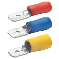 8203B (100 Stück) - Flat receptacle 4.8x0.8mm 0.5-1qmm insulated tinned, 8203B - Promotional item