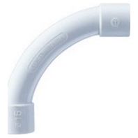 DX40125 - Plug-in elbow IP40 electrical installation tube rigid 25mm, DX40125 - Promotional item