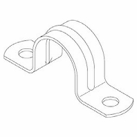 1150338 (100 Stück) - Fastening clamp BS-M 32-2 two-lobed, 1150338 - Promotional item