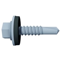 943755-925 (100 Stück) - Thin sheet metal screw Self-drilling screw 5.5x25 m. Sealing washer, 943755-925 - Promotional item